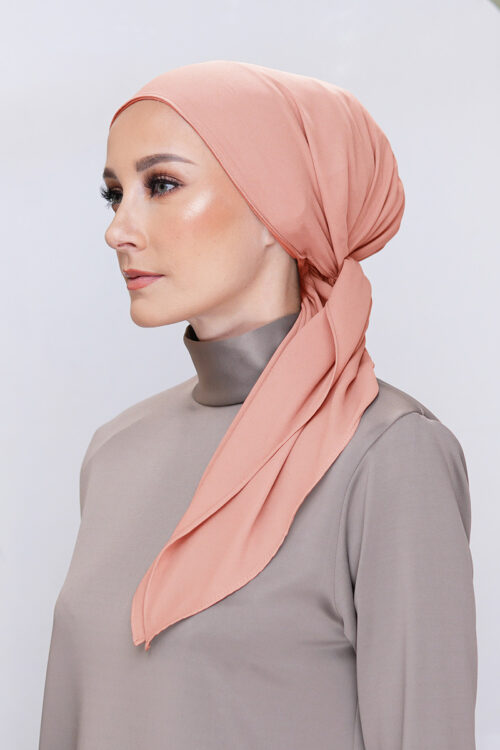 Lady Bonita Turban "Lite Chiffon" - Sakura Blush