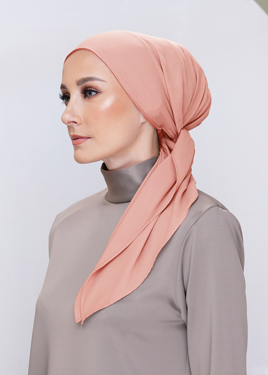 Lady Bonita Turban "Lite Chiffon" - Sakura Blush