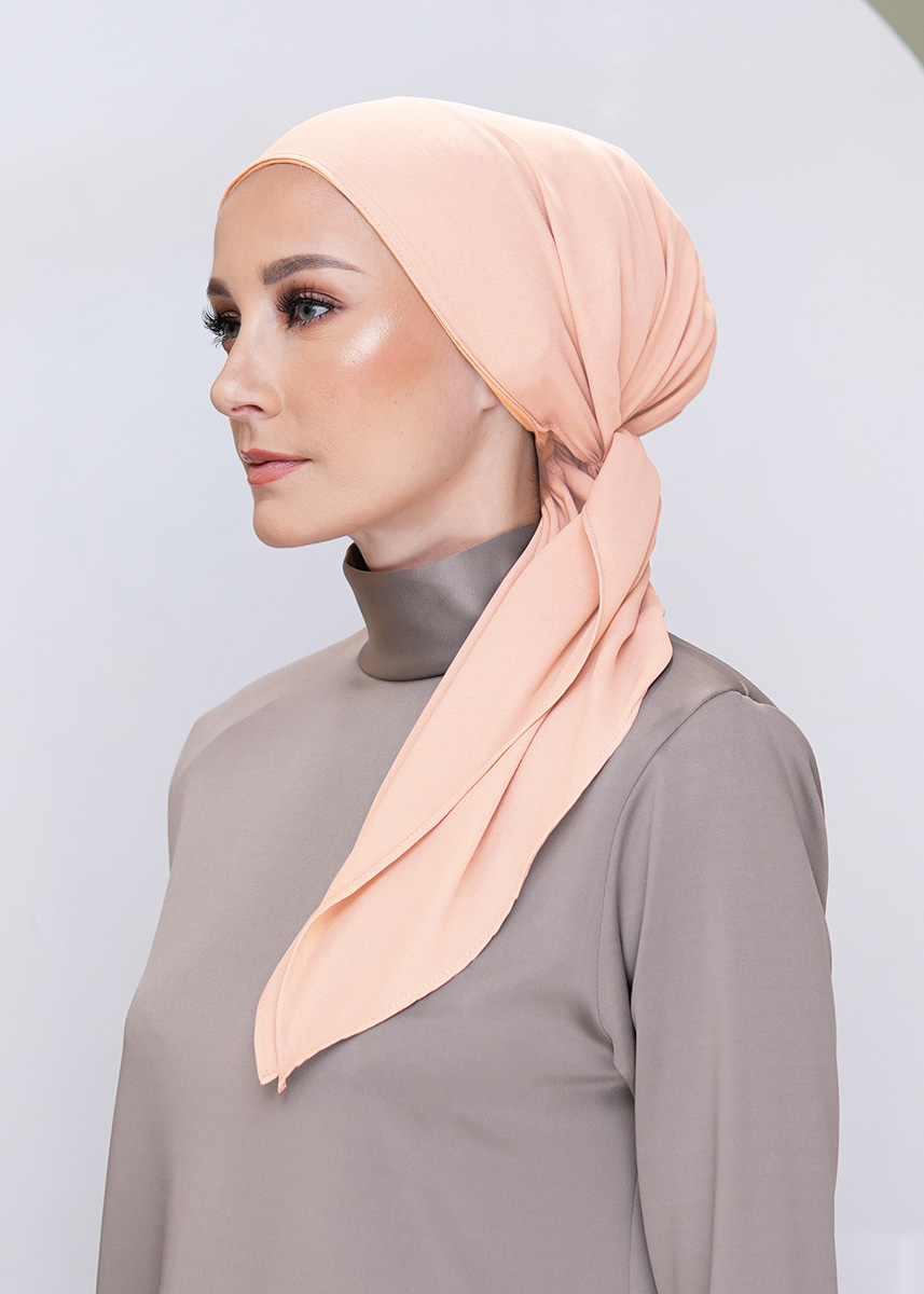 Lady Bonita Turban "Lite Chiffon" - Sunrise