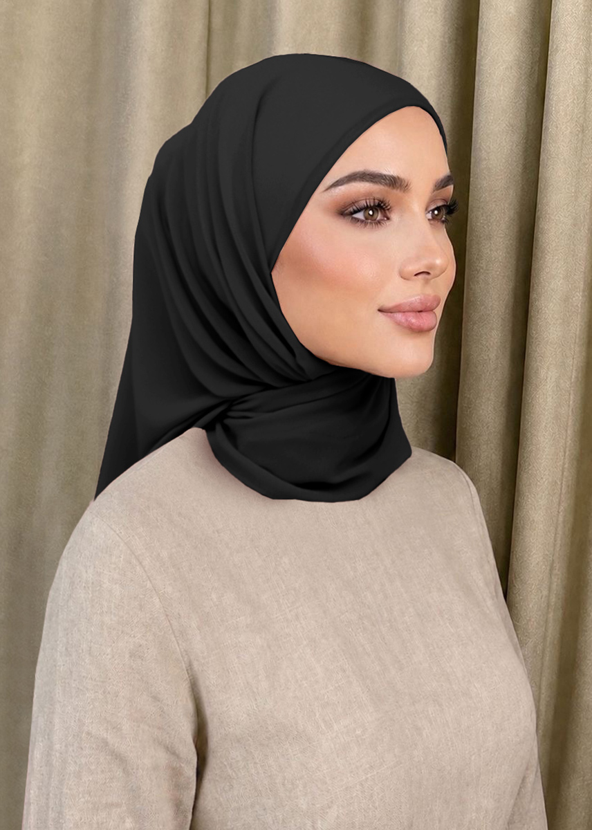 Layha Hijab "Casual Series" - Black