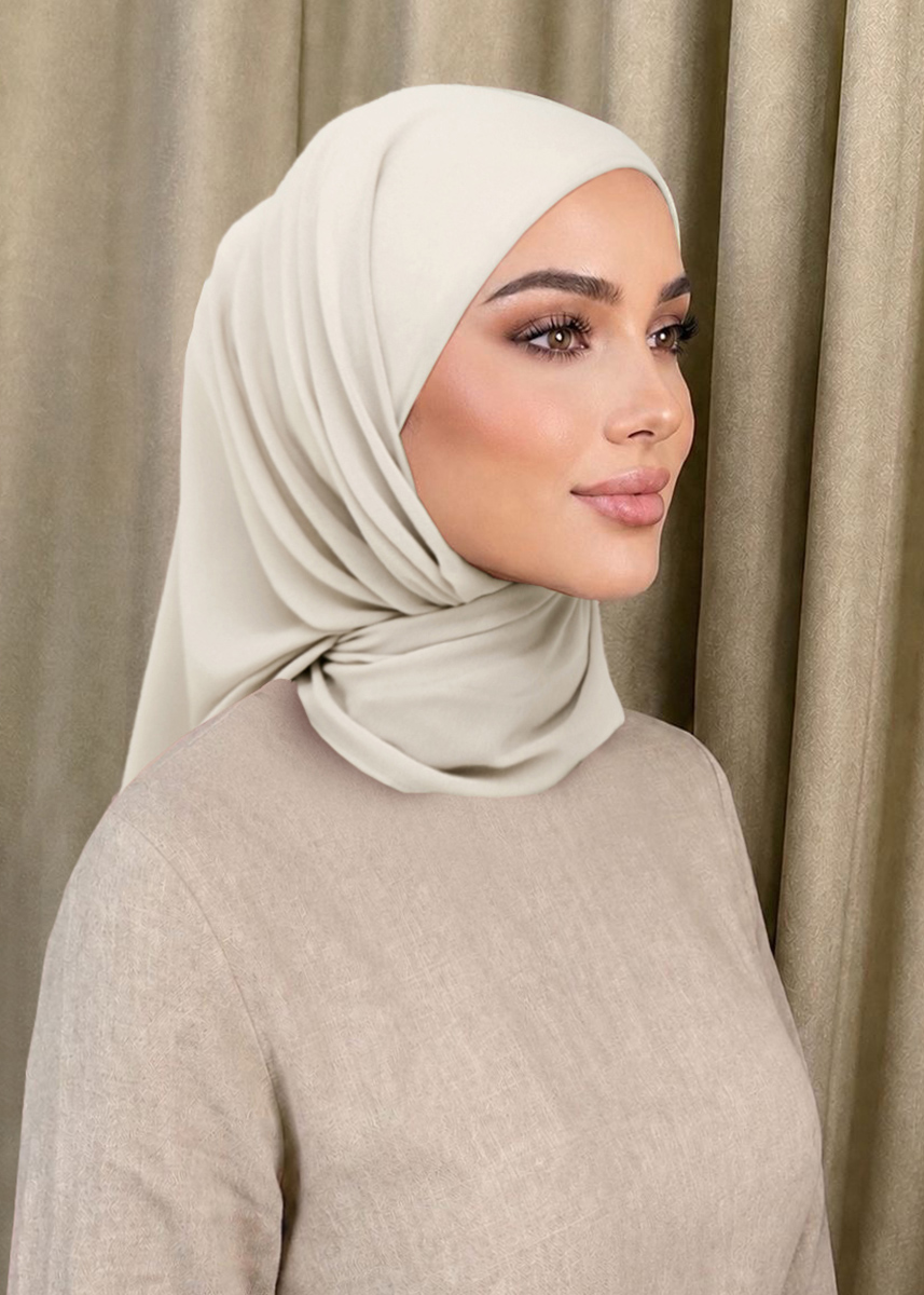 Layha Hijab "Casual Series" - Off White