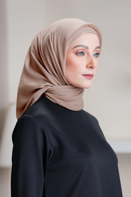 Talia Hijab "Premium Voile" - Roasted Mocha
