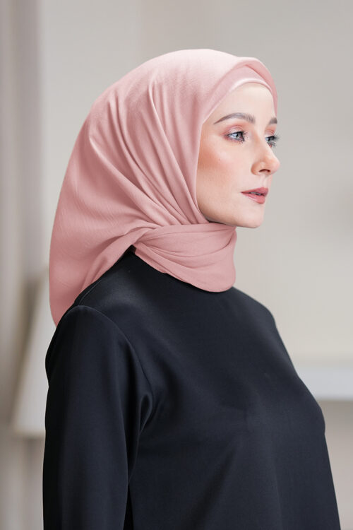 Talia Hijab "Premium Voile" - Sandy Pink