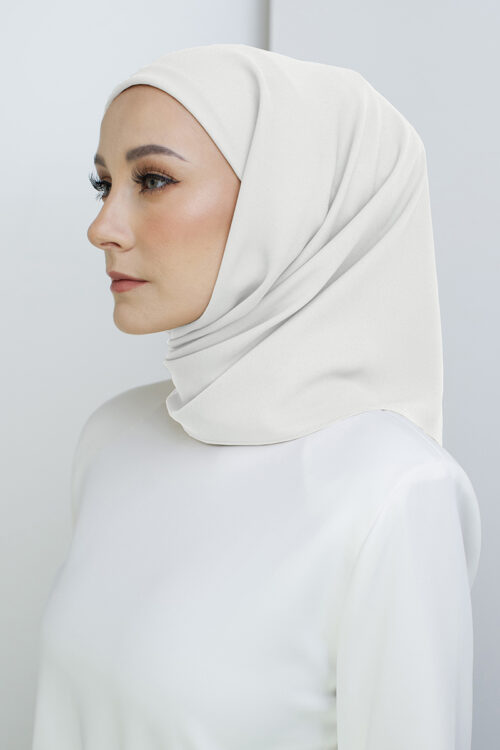Tamara Hijab "Lite Chiffon" - Sugar White