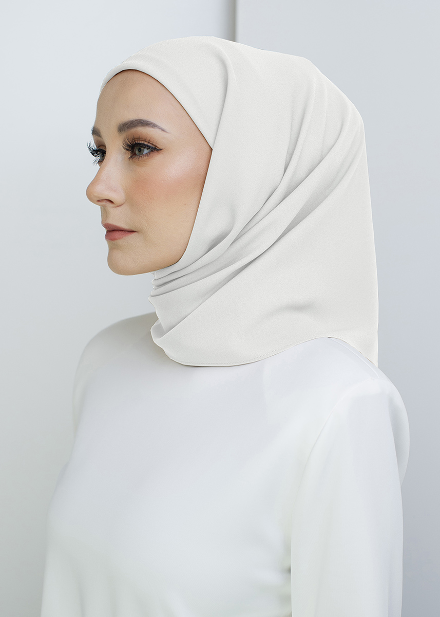 Tamara Hijab "Lite Chiffon" - Sugar White