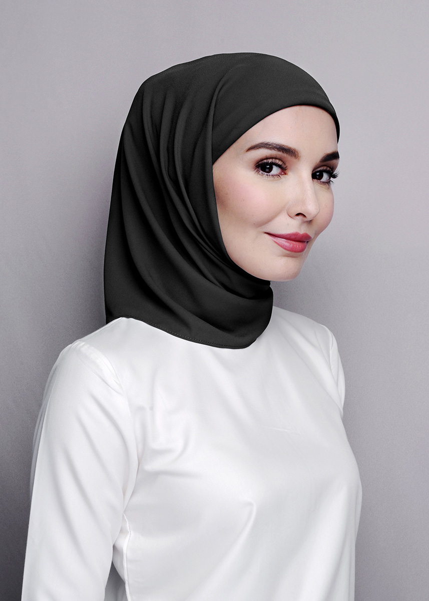 Tamara Hijab "Premium Chiffon" - Black