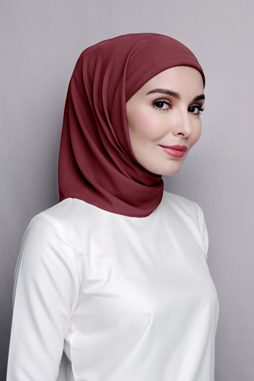Tamara Hijab "Premium Chiffon" - Classy Maroon