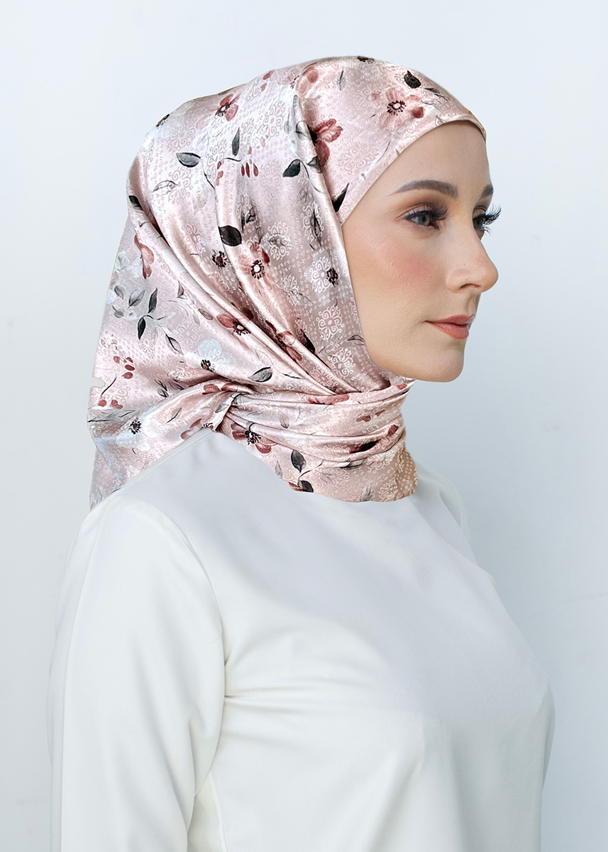 Tamara Hijab "Fleury Satin" - Orchid Pink