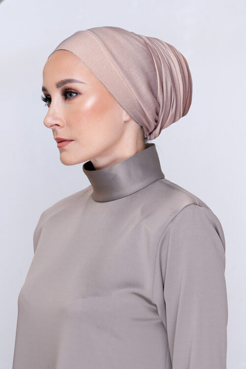 Celine Turban "Voile Edition" - Dusty Brown