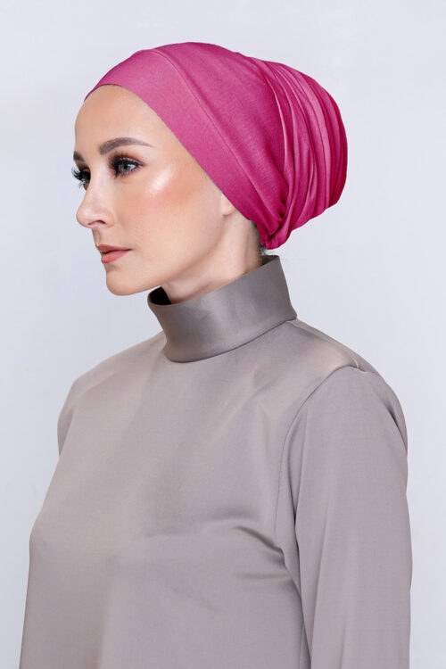 Celine Turban "Voile Edition" - Fuchshia Pink