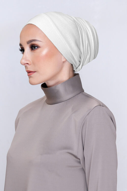 Celine Turban "Voile Edition" - Pearl White