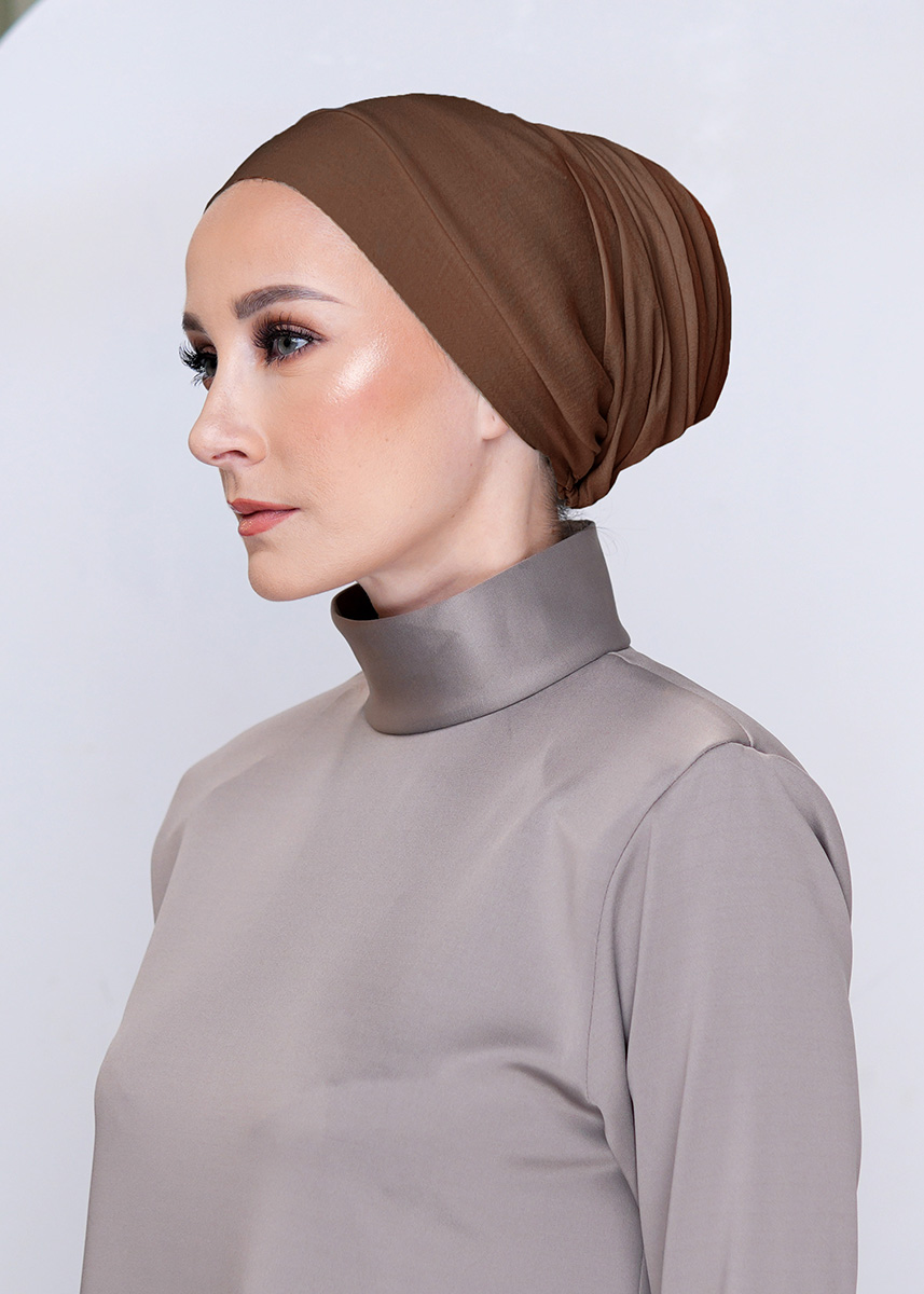 Celine Turban "Voile Edition" - Roasted Cocoa