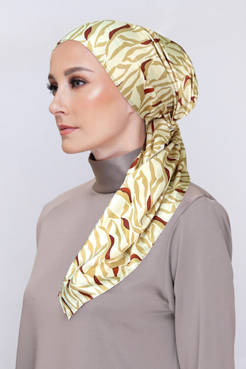 Lady Bonita Turban "Abstract Series" - Savanna Stripe