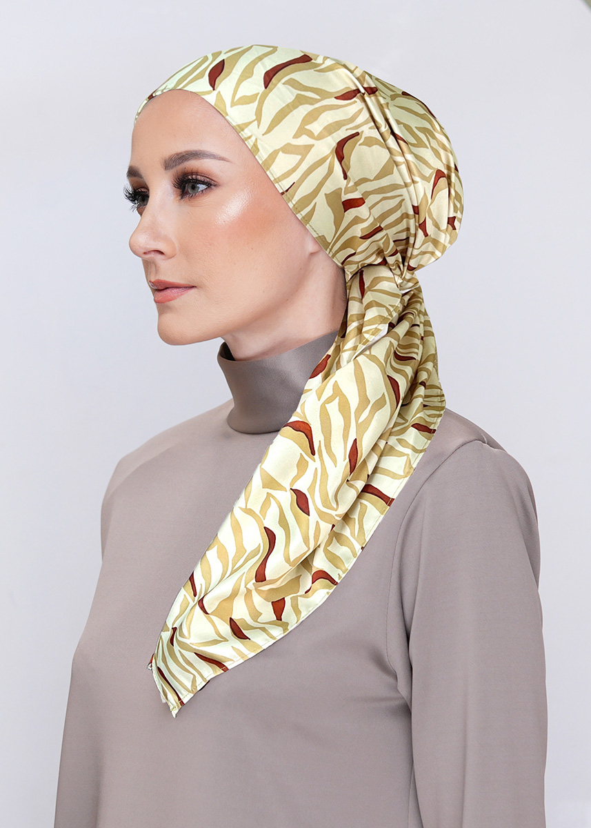 Lady Bonita Turban "Abstract Series" - Savanna Stripe