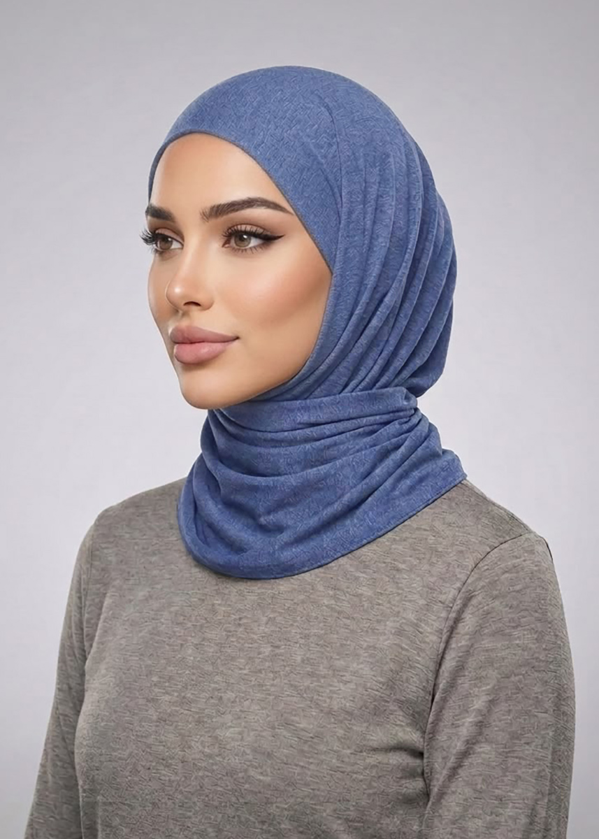 Layha Hijab "Active Series" - Blue Rush