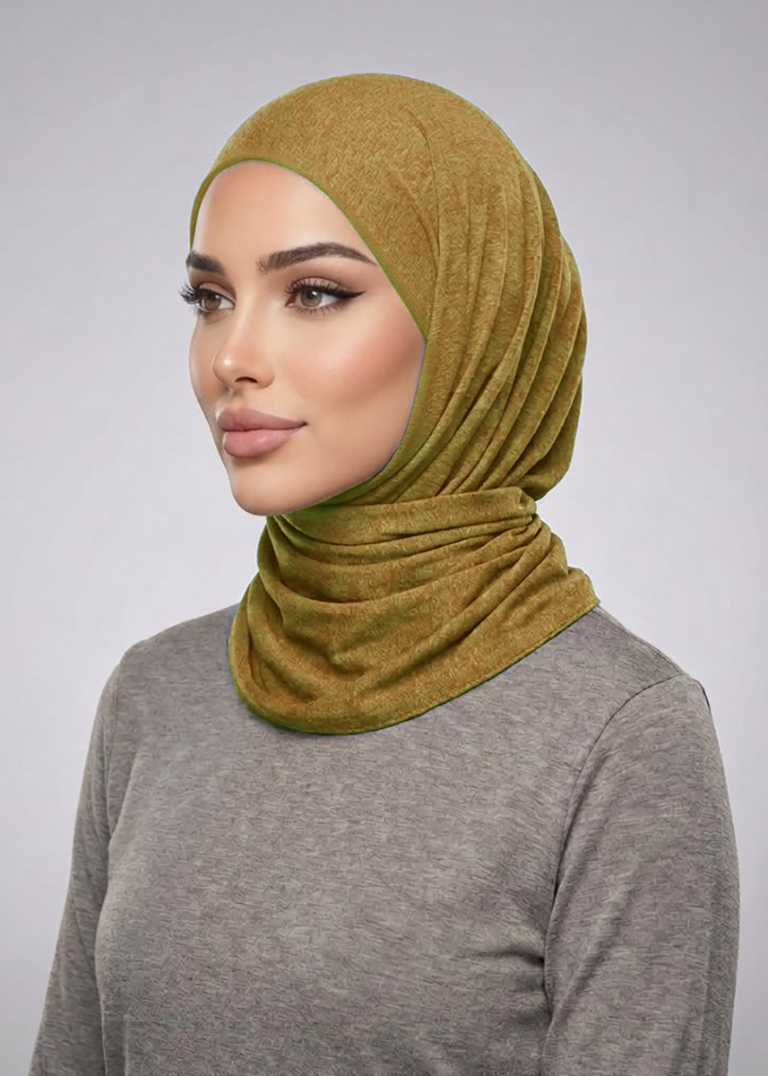 Layha Hijab "Active Series" - Dark Olive