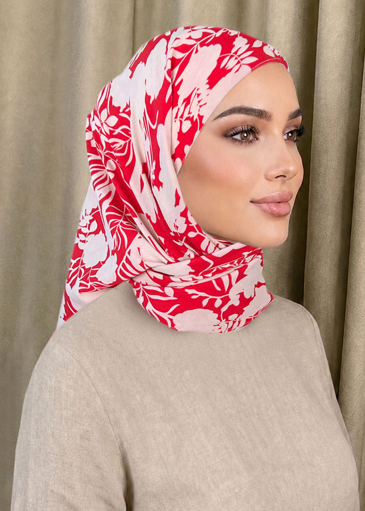 Layha Hijab "Summer Series" - Summer Red