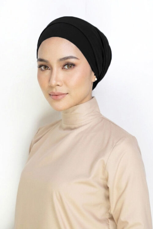 Scarlett Turban "Rayon Series" - Black