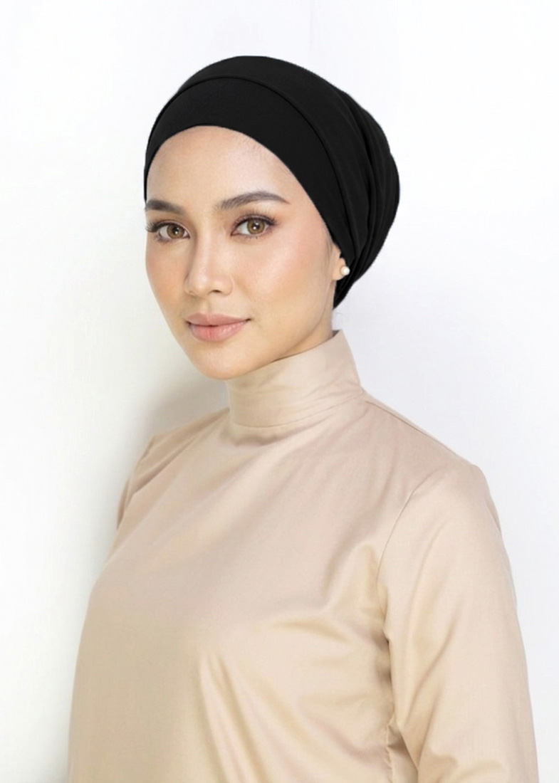 Scarlett Turban "Rayon Series" - Black
