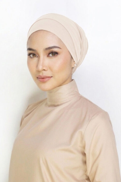 Scarlett Turban "Rayon Series" - Bueno Cream