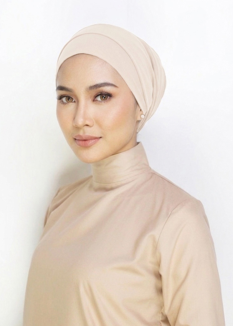 Scarlett Turban "Rayon Series" - Bueno Cream
