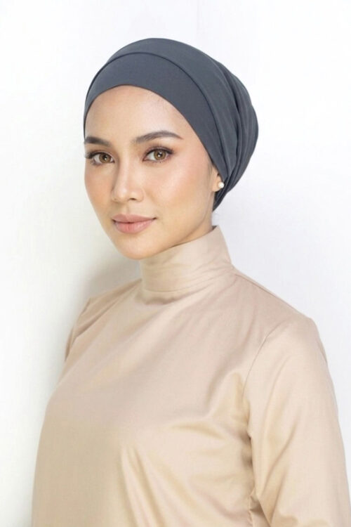 Scarlett Turban "Rayon Series" - Burnt Gray