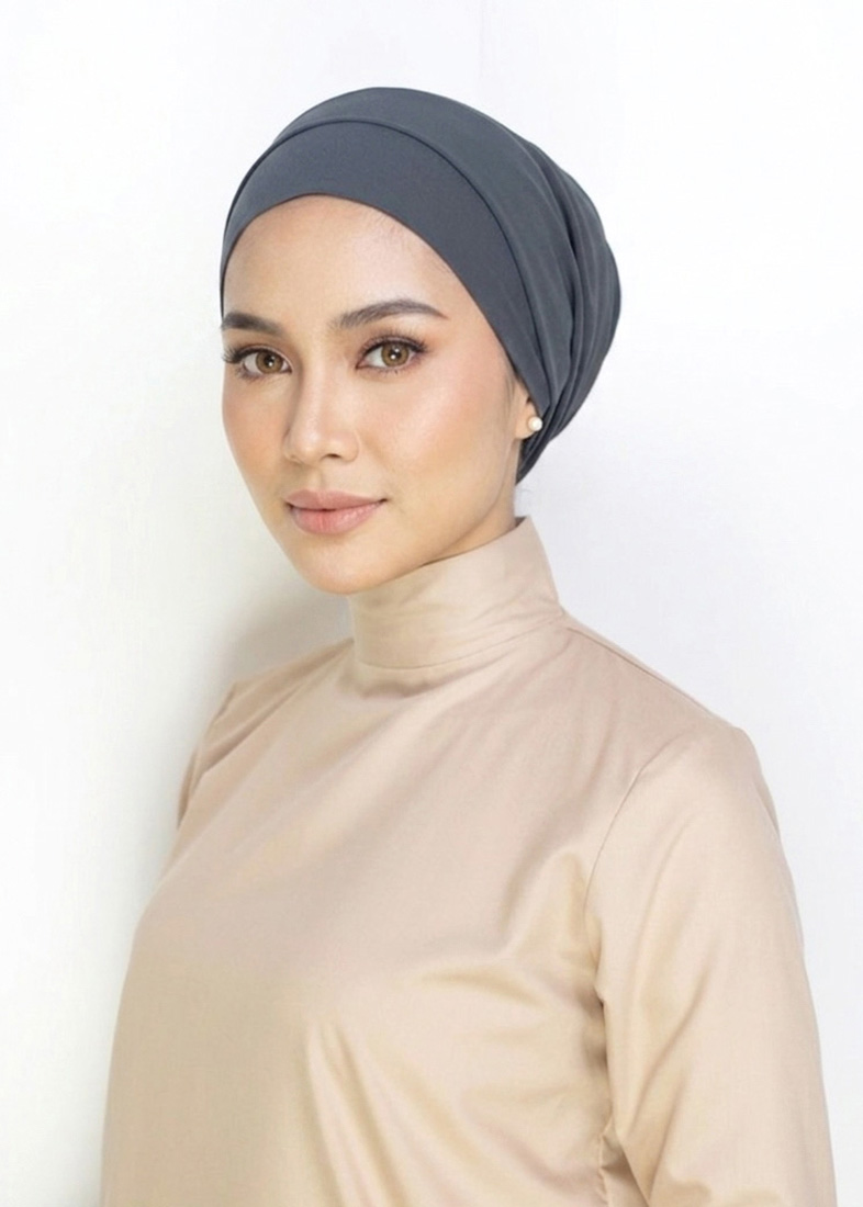 Scarlett Turban "Rayon Series" - Burnt Gray