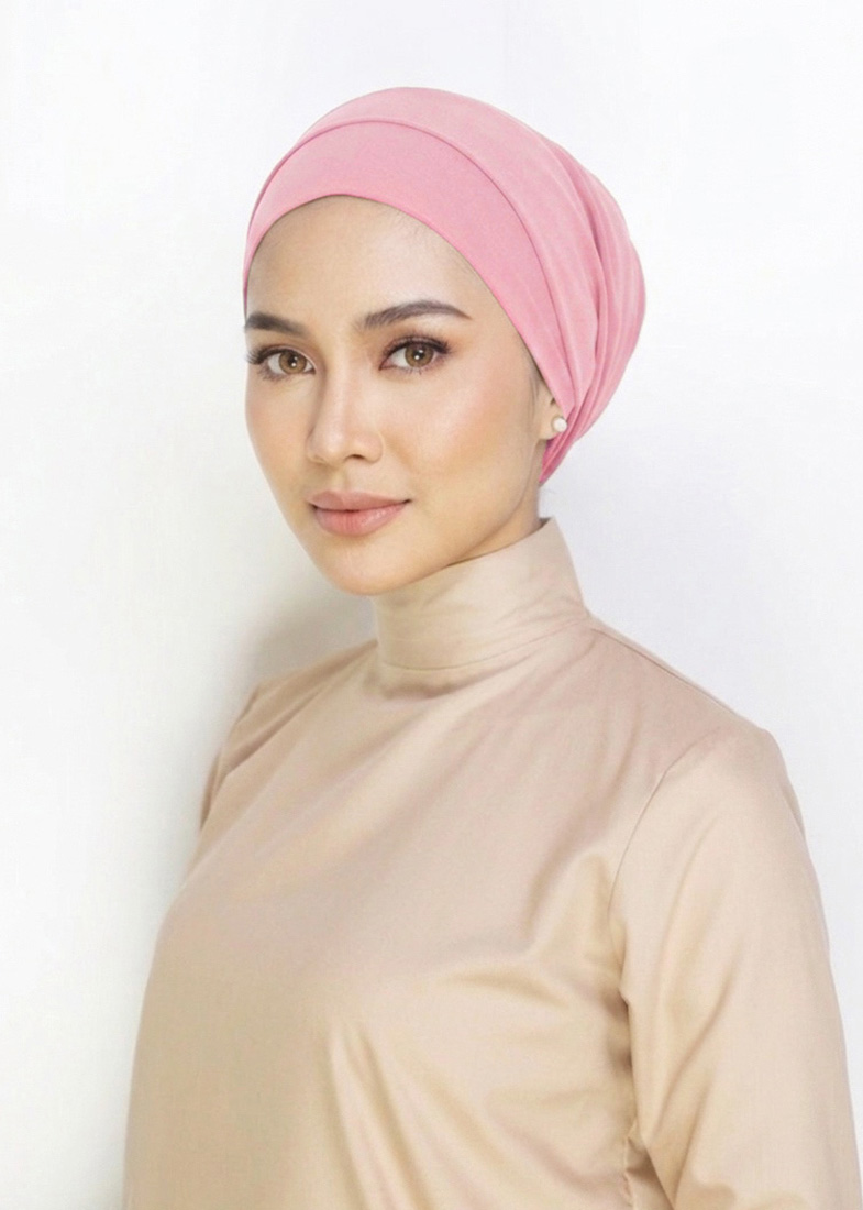 Scarlett Turban "Rayon Series" - Icing Pink
