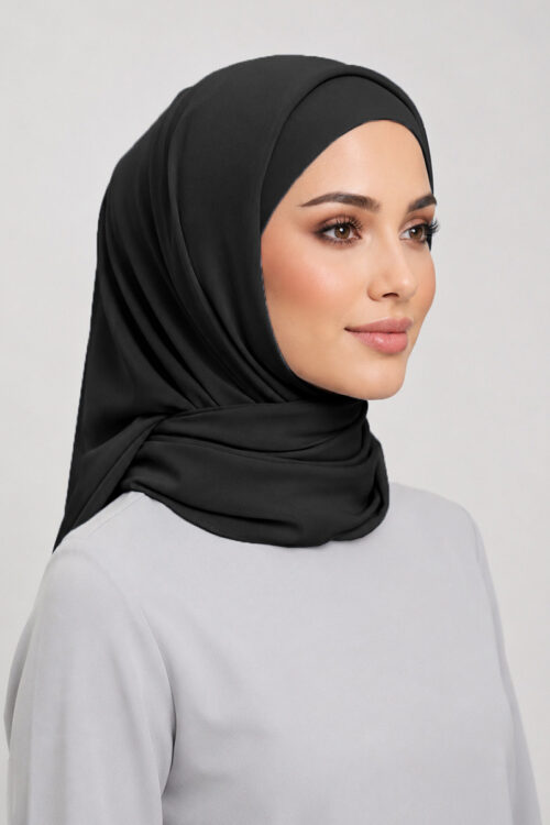 Talia Hijab "Lite Chiffon" - Black