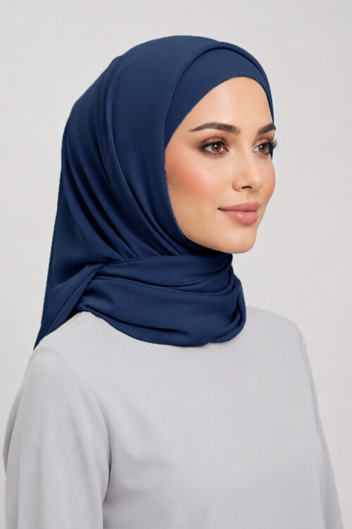 Talia Hijab "Lite Chiffon" - Deep Blue