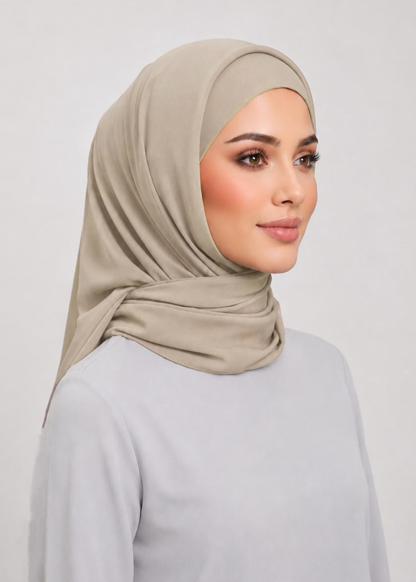 Talia Hijab "Lite Chiffon" - Dusty Fern