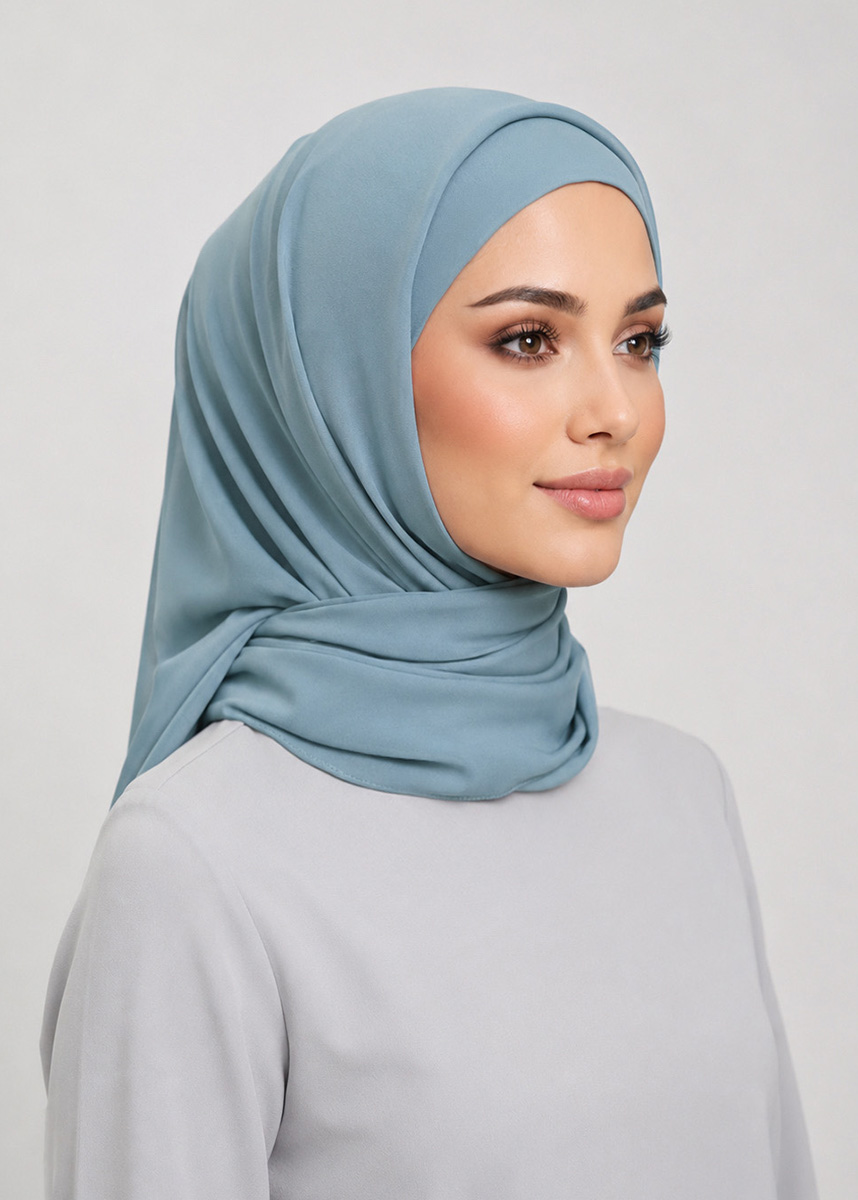 Talia Hijab "Lite Chiffon" - Summer Blue