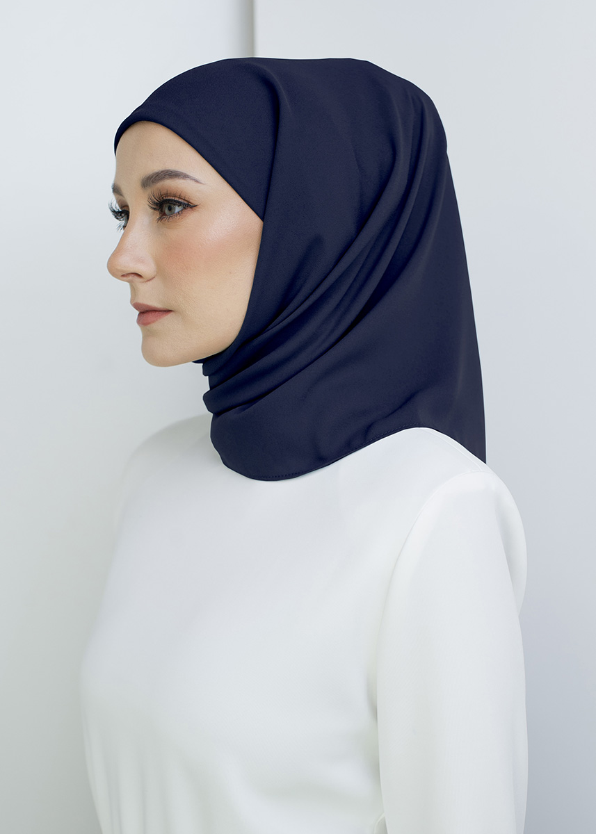 Tamara Hijab "Lite Chiffon" - Darknite Blue