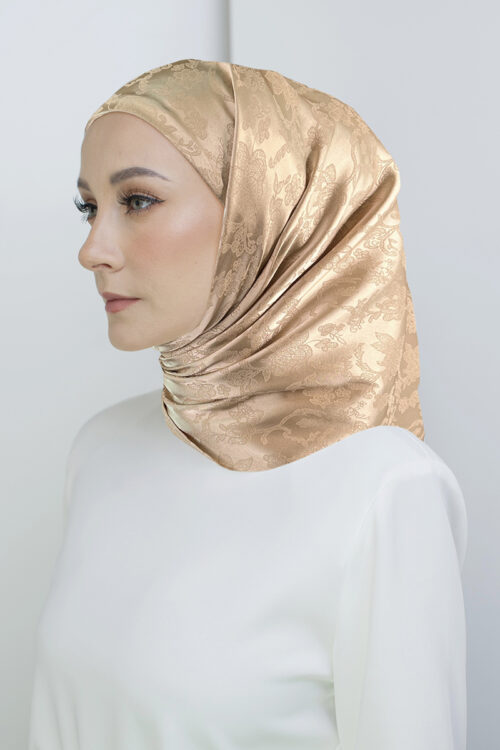 Tamara Hijab "Heritage Satin" - Classy Champagne