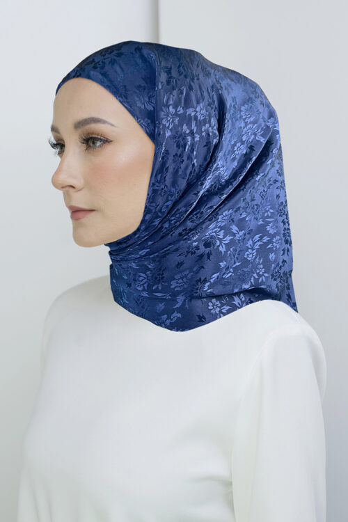 Tamara Hijab "Heritage Satin" - Iris Blue