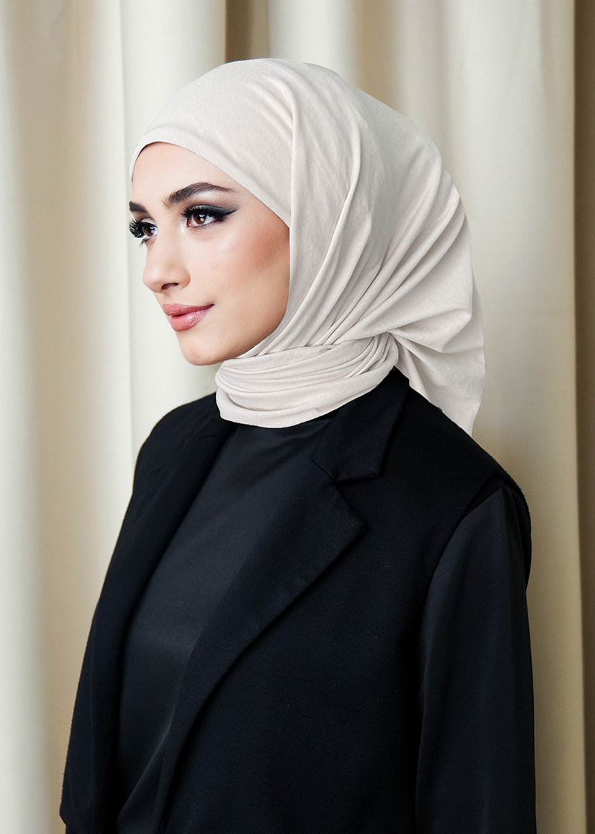 Tamara Hijab "Casual Series" - Cream White