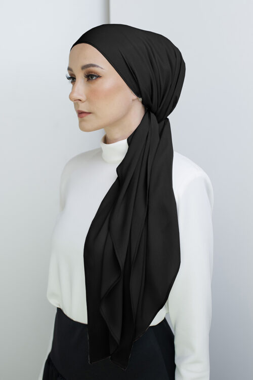 Bonita Turban "Lite Chiffon" - Black