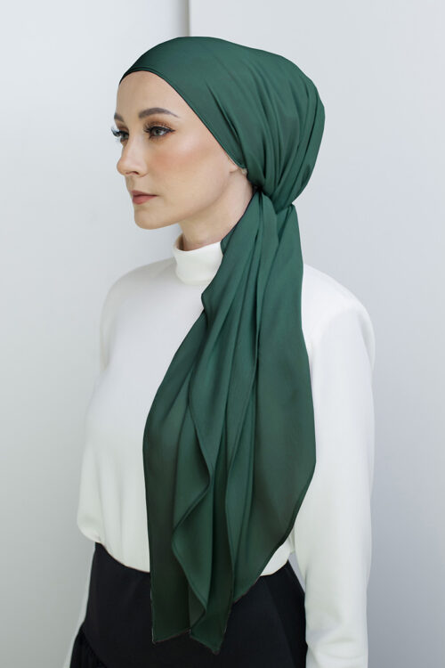 Bonita Turban "Lite Chiffon" - Forest Green