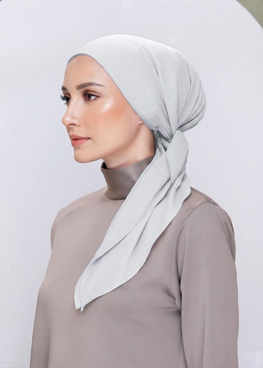 Lady Bonita Turban "Lite Chiffon" - Ice Sugar