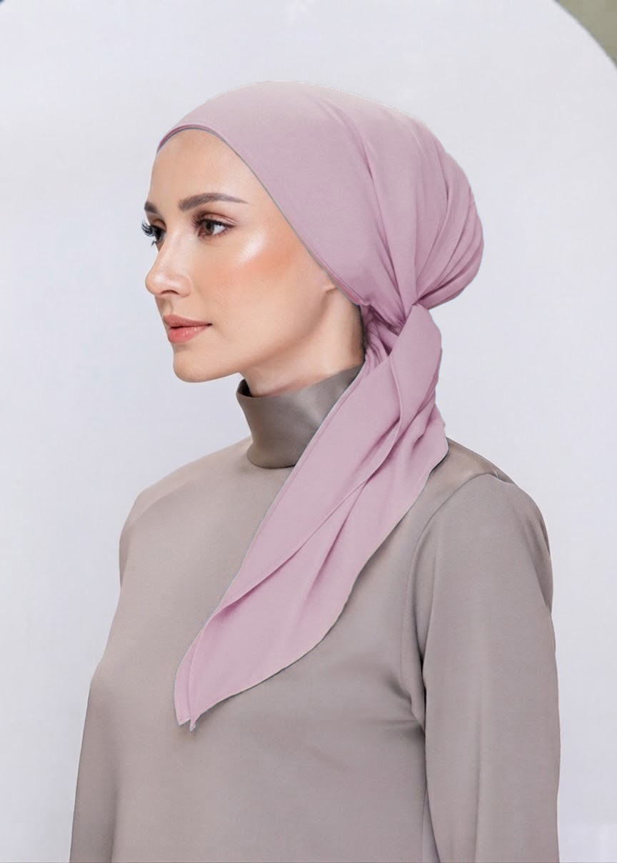 Lady Bonita Turban "Lite Chiffon" - Morning Orchid