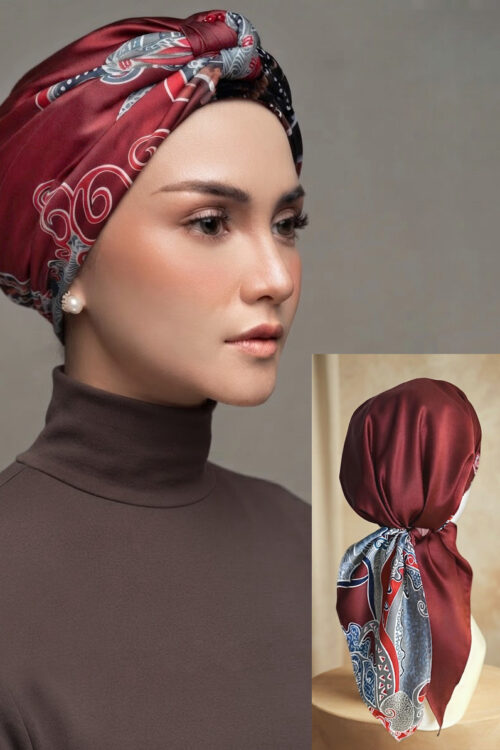 Lamara Turban "Classy Batik" - Lawang Merah