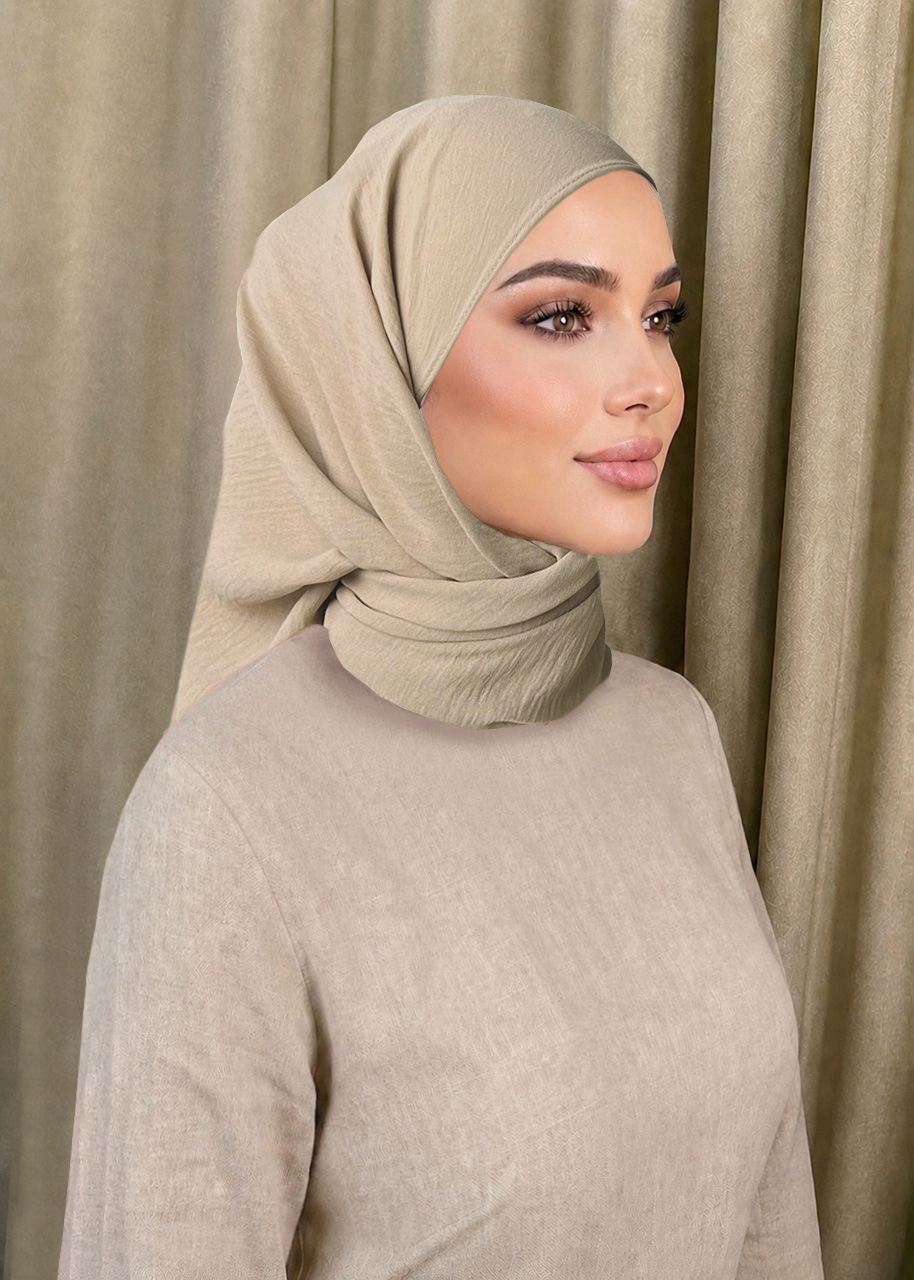 Layha Hijab "Ripple Airy" - Ash Mocha
