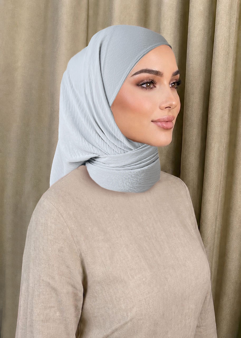 Layha Hijab "Ripple Airy" - Cool Gray