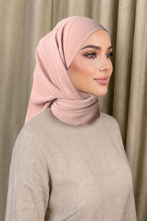 Layha Hijab "Ripple Airy" - Dusty Pink