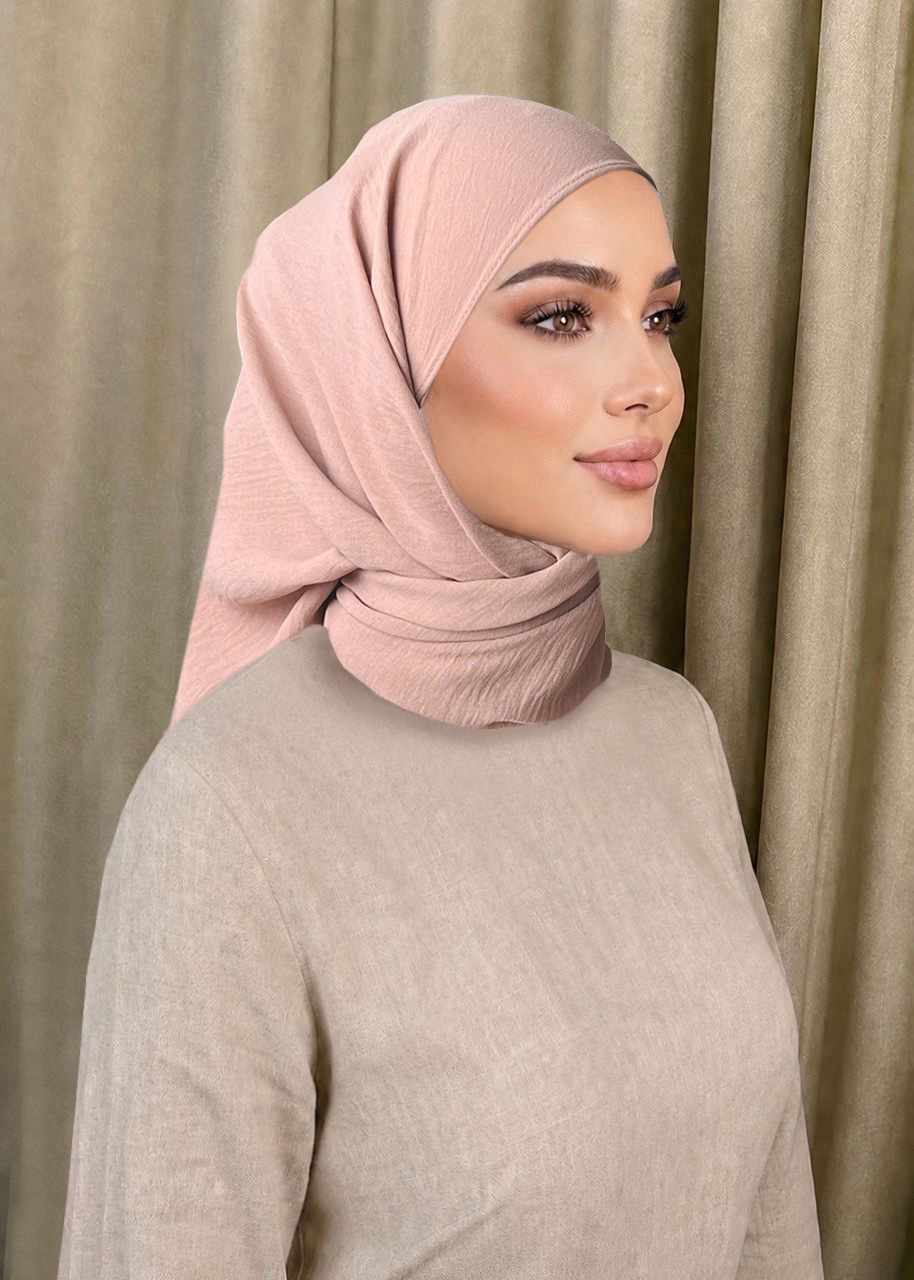 Layha Hijab "Ripple Airy" - Dusty Pink