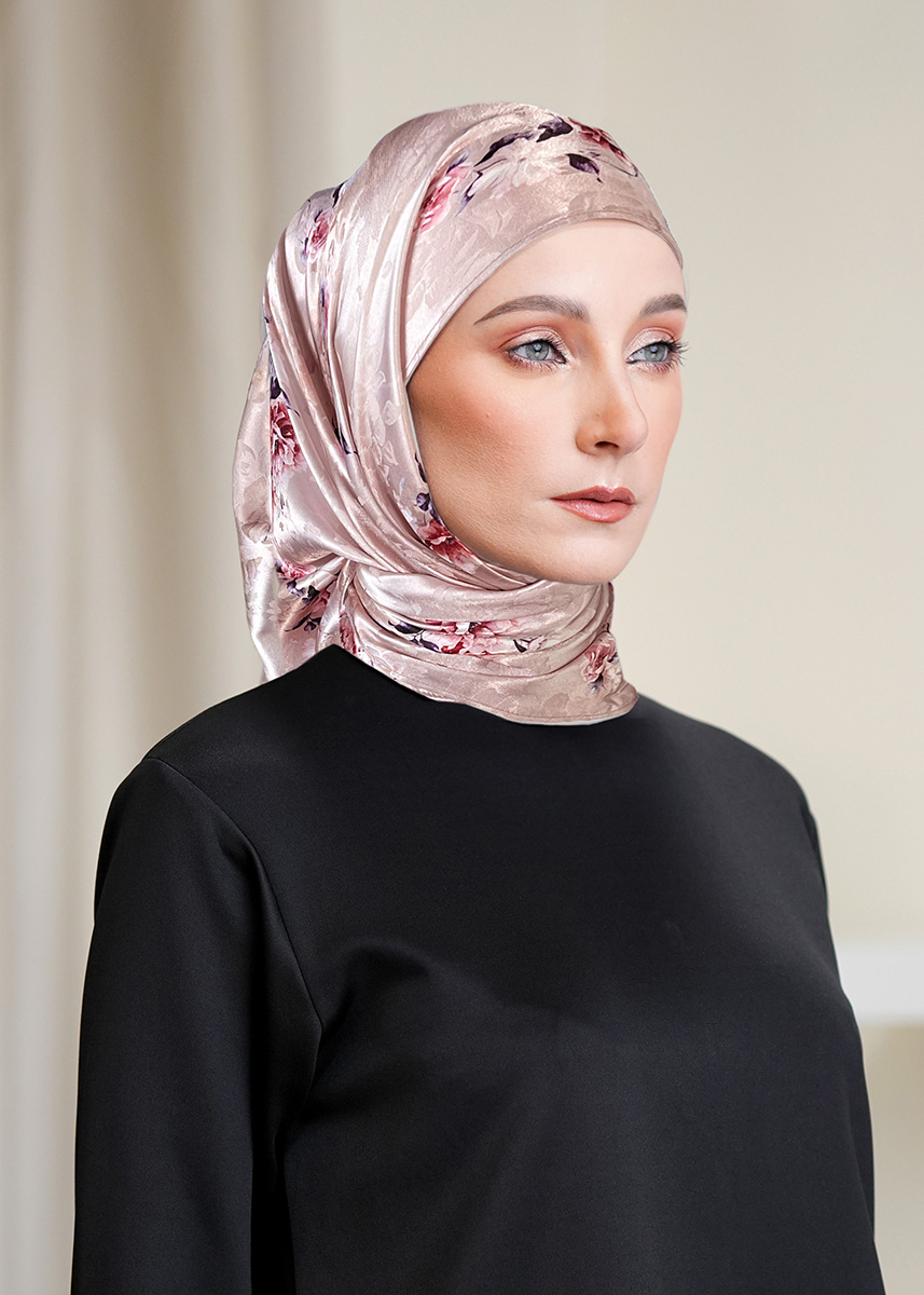 Layha Hijab "Fleure Series" - Vintage Rose