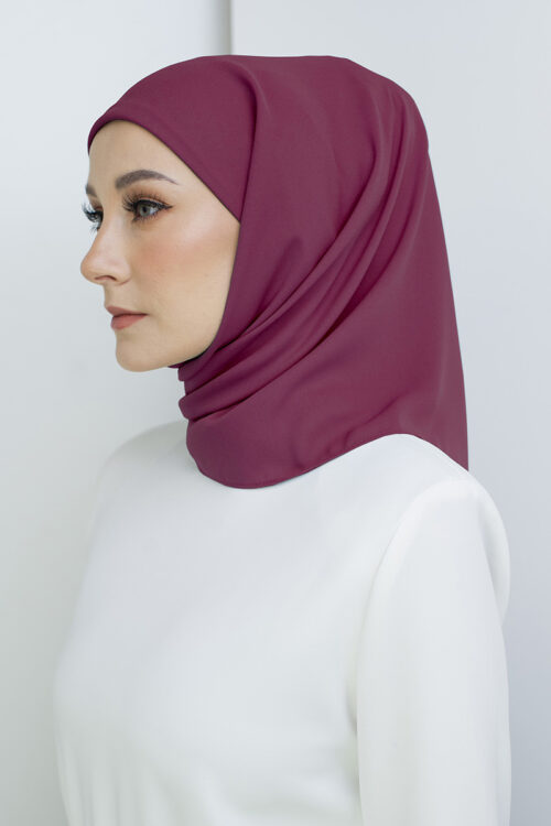 Tamara Hijab "Lite Chiffon" - Dark Maroon