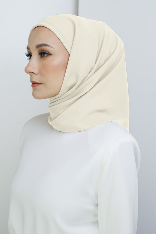 Tamara Hijab "Lite Chiffon" - Oat Milk
