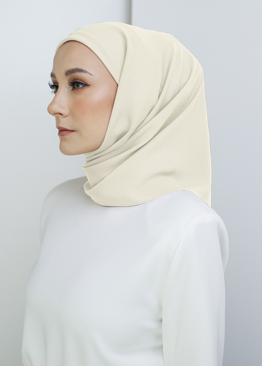 Tamara Hijab "Lite Chiffon" - Oat Milk