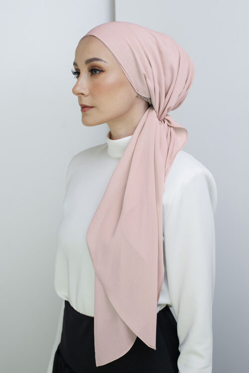 Bonita Turban "Sheer Chiffon" - Dusty Blossom